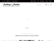 Tablet Screenshot of anthonysjewelers.com